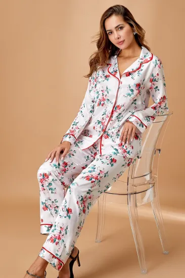 Nurteks 5654 Bayan Saten Pijama Takımı resmi