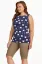 Argento 0755-9001 Desenli Kısa Kollu Tankini resmi
