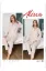 Alissa 6189 Bayan Önü Düğmeli Çiçek Desenli Pijama Takımı resmi