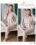 Alissa 6200 Bayan Önü Düğmeli Desenli Pijama Takımı resmi