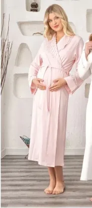 Bone 5930 Lycra Nevrürlü Şal Yaka Sabahlık resmi