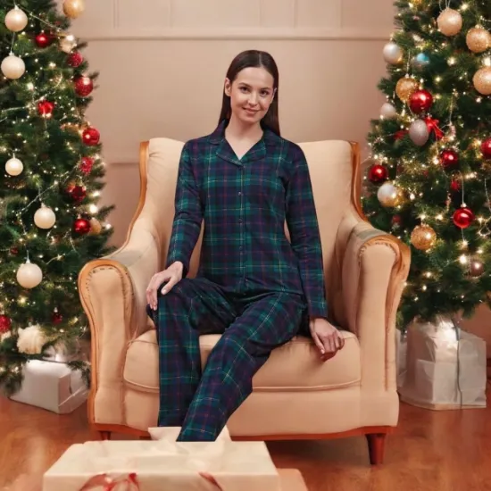 Ower Sleep 1613 Kadın Uzun Kol Pijama Takımı resmi