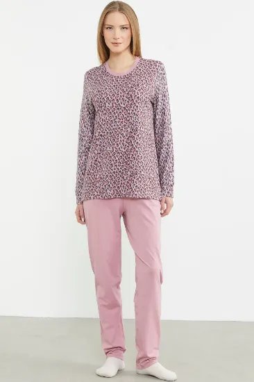 Sementa 76413 Leopar Kombinli Pijama Takımı resmi