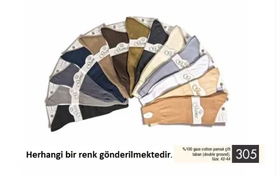 GAMA 305 Erkek  Pamuklu Merserize Çorap resmi