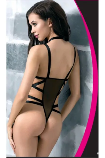 ForDreams 8216 Siyah Fantezi Transparan Body Suit resmi