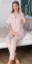 Alissa 6239 Kadın Desenli Patlı Pijama Takımı resmi