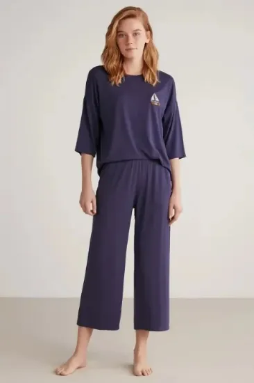 Nautıca W602 Kadın Uzun Kollu Pijama Takımı resmi