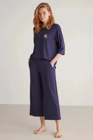 Nautıca W602 Kadın Uzun Kollu Pijama Takımı resmi