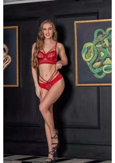 Gallipoli 31632 Transparan Bralet Ve String Takım resmi