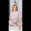 Freshness 107 Fil Desenli Patlı Kısa Kol Pijama Takımı resmi