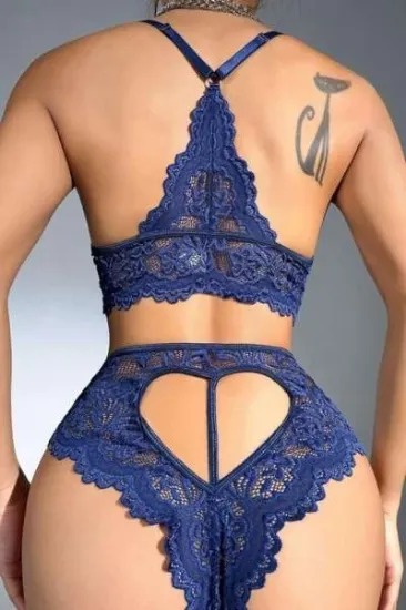 For Dreams 8455 Dantel Bralet Sütyen Takım resmi