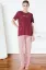 Estiva 25165 Kadın Marla Çicekli Kısa Kol Pijama Takımı resmi