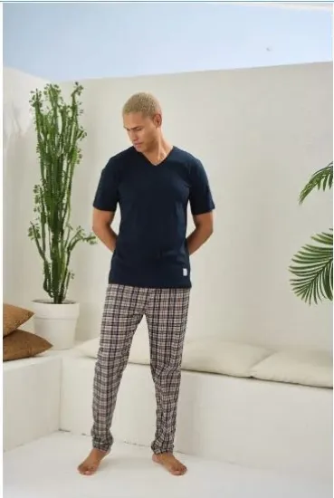 Kocabey 2099 Erkek V.Yaka Pijama Takım resmi