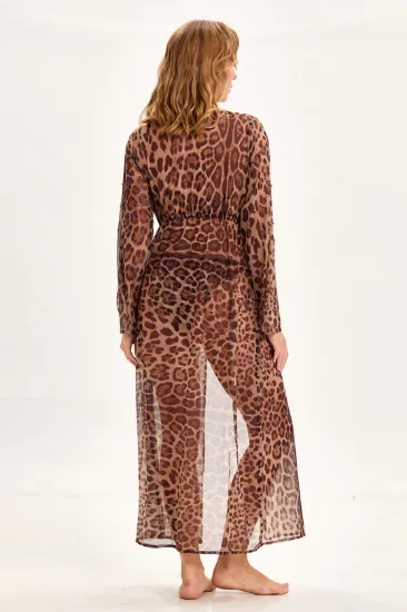 Argento 2106-2070 Önü Açık Uzun Kaftan resmi