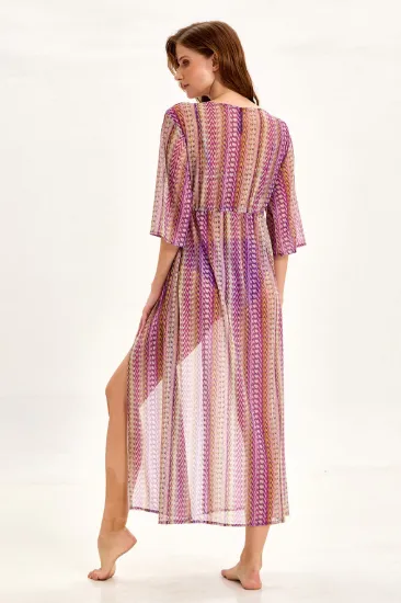 Argento 2106-2079 Önü Açık Uzun Kaftan resmi