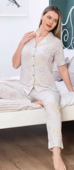 Alissa 6264 Kadın Patlı Pijama Takımı resmi
