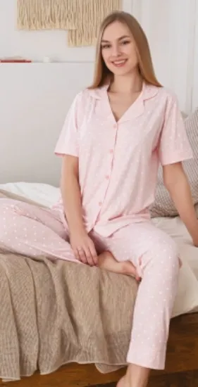 Alissa 6280 Kadın Puanlı Patlı Pijama Takımı resmi