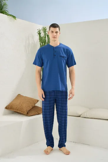 Kocabey 2118 Midi Yaka Pijama Takım resmi