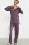Sementa 76438 Yarım Düğmeli Cep Detaylı Pijama Takım resmi