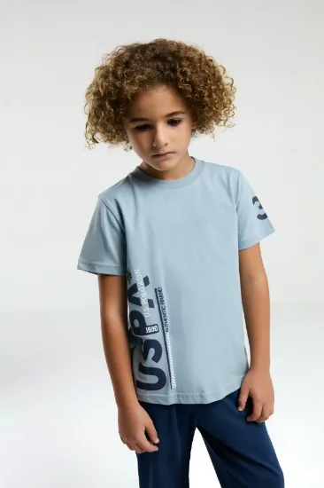 Us Polo 2013-4 Erkek Çocuk Pijama Takımı resmi