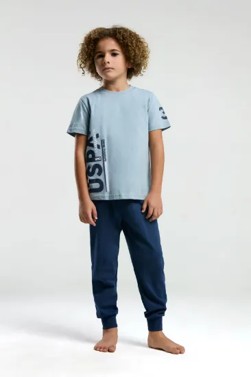 Us Polo 2013-4 Erkek Çocuk Pijama Takımı resmi