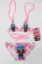 Lol Bebekli Kareli Desenli Kız Çocuk Üçgen Bikini Takımı resmi