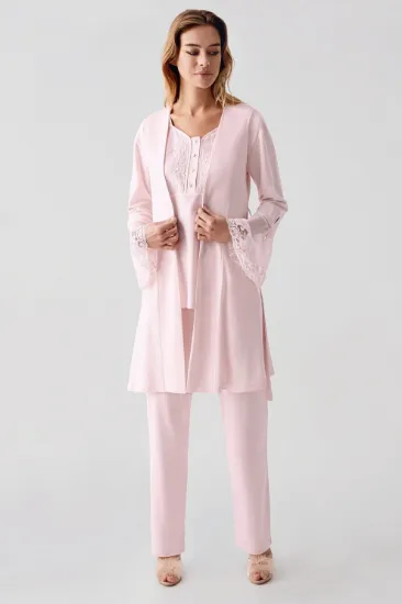 Freshness 322 Kadın Sabahlıklı Pijama Takımı resmi