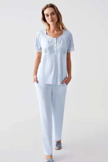 Freshness 322 Kadın Sabahlıklı Pijama Takımı resmi