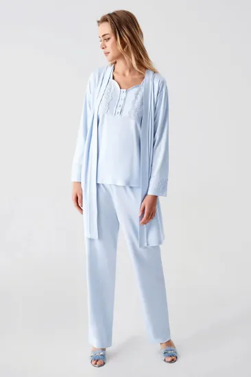 Freshness 321 Kadın Sabahlıklı Pijama Takımı resmi