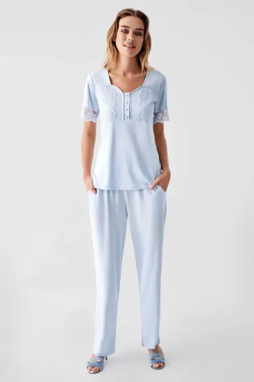 Freshness 321 Kadın Sabahlıklı Pijama Takımı resmi